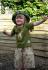 Kids 3/4 Length Sandy Giraffe Design Trousers  Ages 1 - 5 - Fair Trade